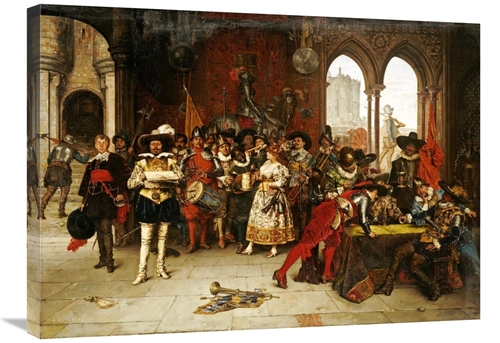 Global Gallery GCS-268244-30-142 30 in. Musketeers of the King Art Pri