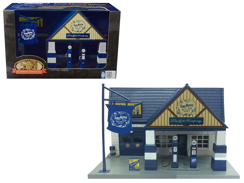 Ford 1940 Service Gas Station Diorama 1/32 by Beyond Infinity