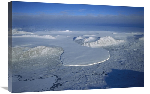 Global Gallery GCS-451547-2030-142 20 x 30 in. Glacier Spilling Into t