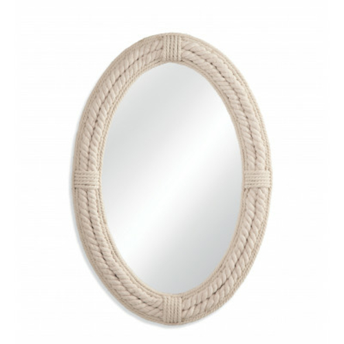 Bassett Mirror M4102EC 27 x 2 x 38 in. Mila Wall Mirror, White