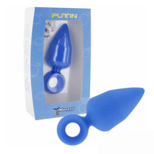 Putin Butt Plug Blue ManzzzToys E21300 Blue