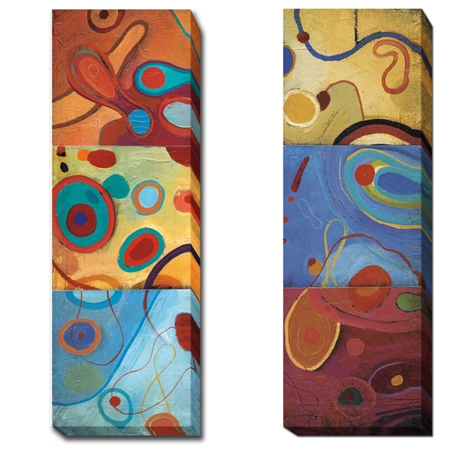 Artistic Home Gallery 1648V677CG String Theory II & III by Don Li-Lege