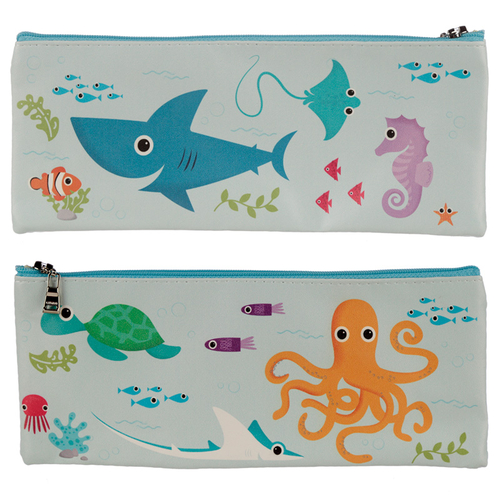 Fun Novelty Pencil Case - Sealife Design