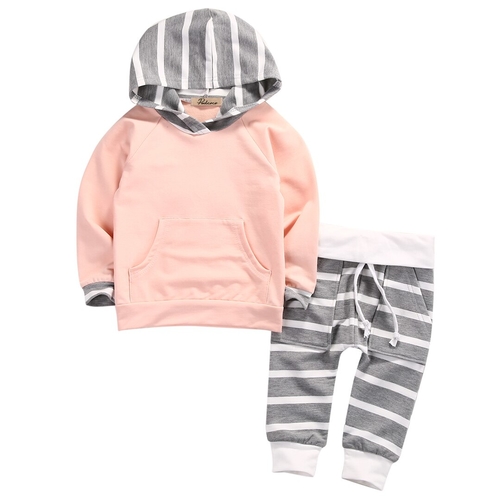 Pink/Blue Stripe Toddler Baby Girls Boy