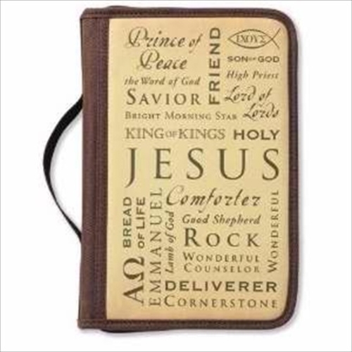 Zondervan Gifts 114636 Bible Cover Inspiration Names Of Jesus Canvas L