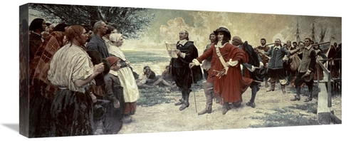 Global Gallery GCS-280729-30-142 30 in. Captain Philip Carteret Landin