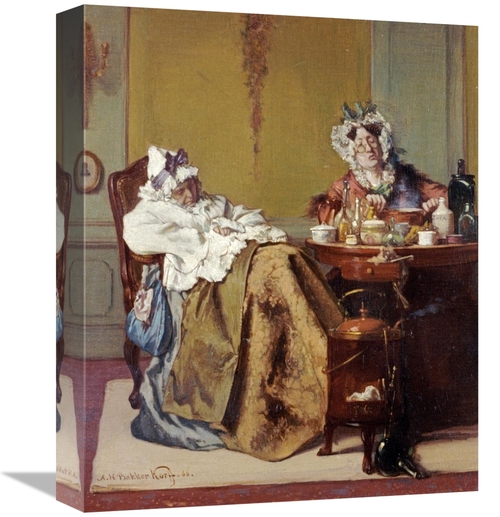 Global Gallery GCS-266693-16-142 16 in. Making Medicine for the Ill Si