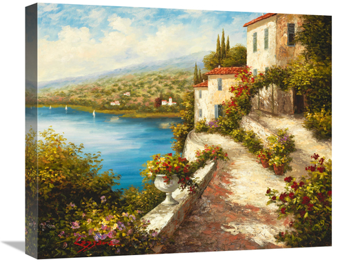 Global Gallery GCS-132578-22-142 22 in. Villa Del Mare Art Print - Laz