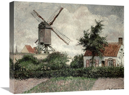 Global Gallery GCS-279422-22-142 22 in. Moulin a Knocke, Belgique 