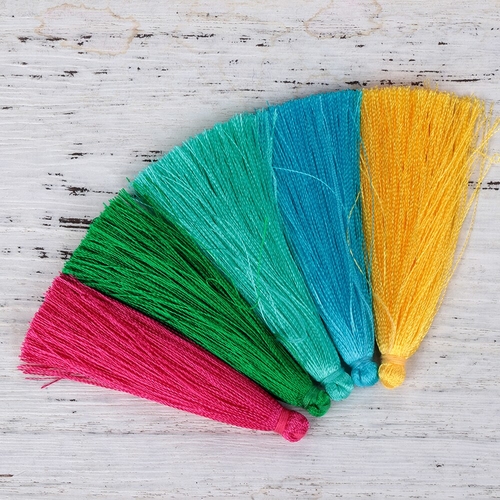 6.5/12CM DIY Polyester Tassels earrings