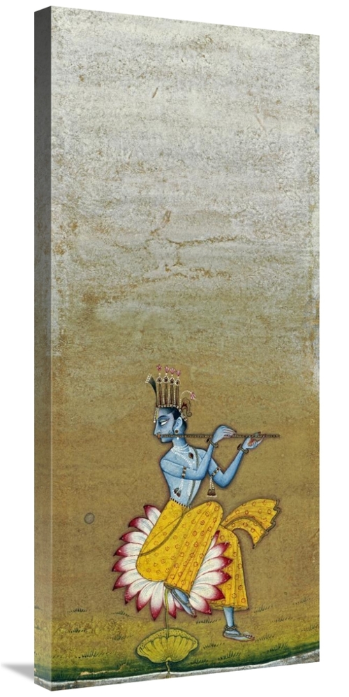 Global Gallery GCS-267734-36-142 36 in. Krishna Fluting Art Print - Us