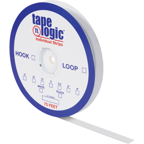 Tape Logic HLT115 1 in. x 75 ft. White Hook Individual Tape Strips