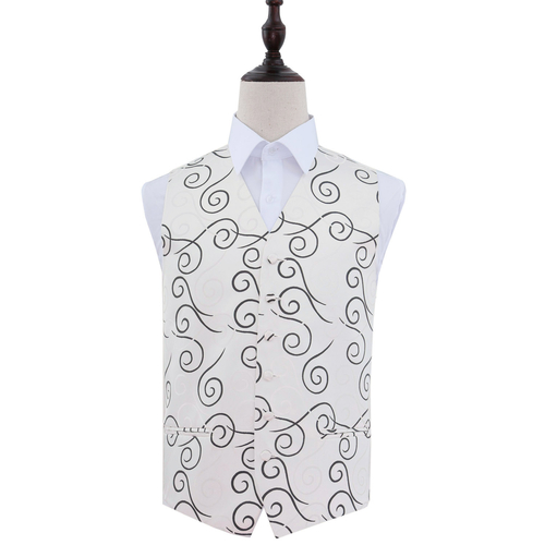 Scroll Waistcoat - Black, 40'