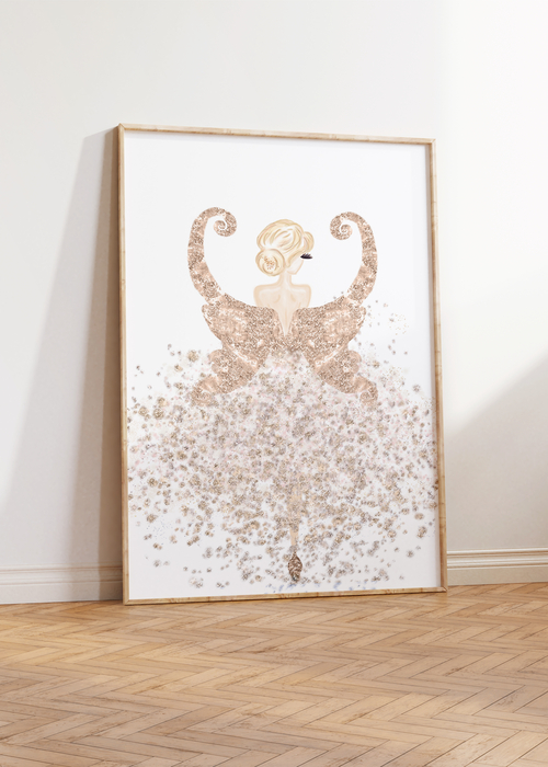 Fairy Nursery Decor, Fairy Wall Art Print