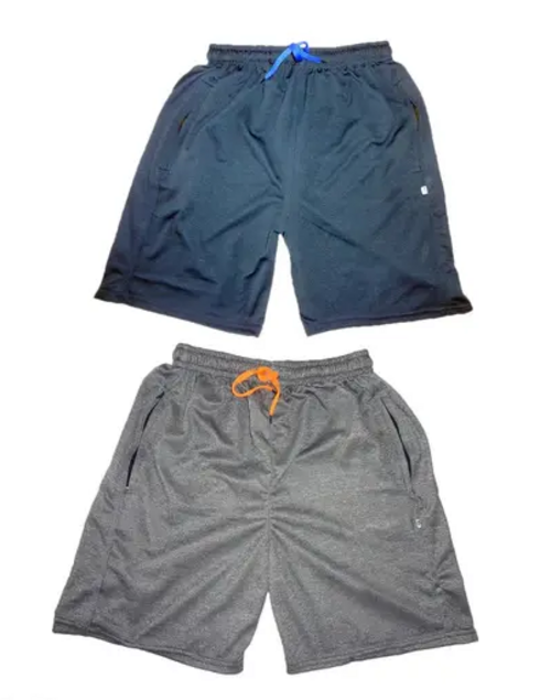 DRYFIT SHORTS WITH TWO SIDE ZIP POCKET BG PACK OF 2 size 36
