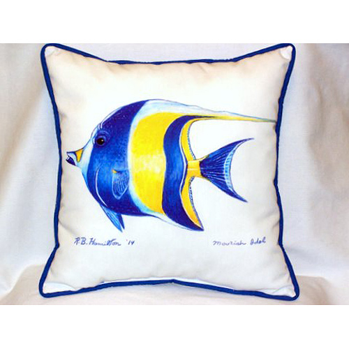 Betsy Drake HJ297 Moorish Idol Large Indoor & Outdoor Pillow 16 x 20