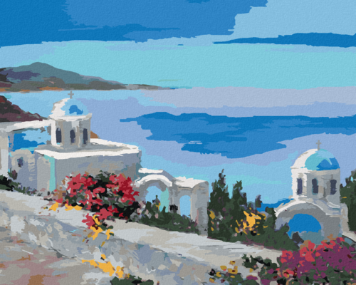 Paint by Numbers - SANTORINI II