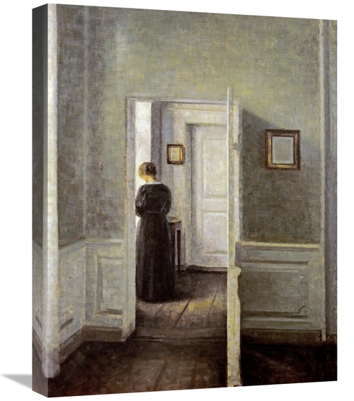 Global Gallery GCS-268048-22-142 22 in. An Interior with a Woman Art P