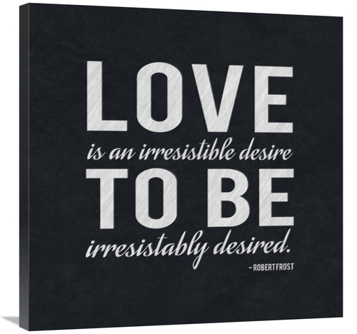 Global Gallery GCS-382227-3030-142 30 x 30 in. Quote - Frost - Love is