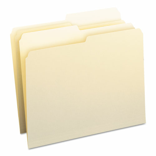 Smead Manufacturing 10320 File Folders 0.5 Cut, One-Ply Top Tab - 