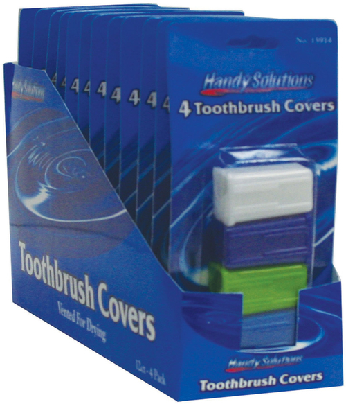 Toothbrush Travel Caps - 4 Pack