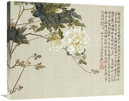 Global Gallery GCS-266775-30-142 30 in. Flowers from an Album of Ten L