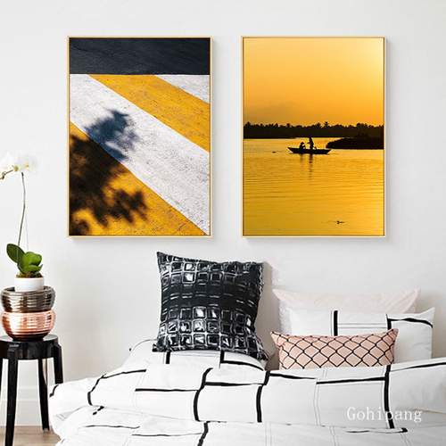 Landscape Nordic Canvas Print Wall Art Home Decor