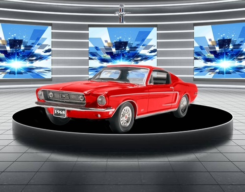 67 Mustang Fastback Mouse Pad Classic Muscle Cars Hot Rod