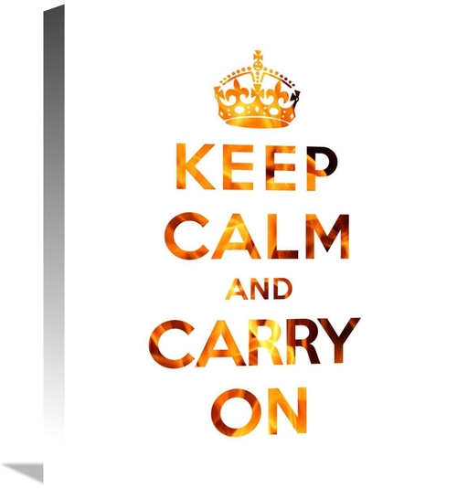 Global Gallery GCS-371971-1620-142 16 x 20 in. Keep Calm & Carry on - 