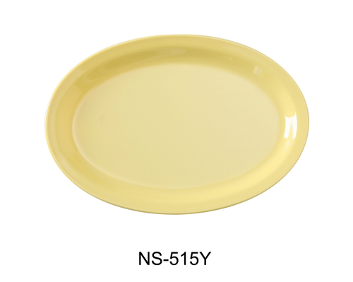 Yanco NS-515Y Nessico Oval Platter with Narrow Rim