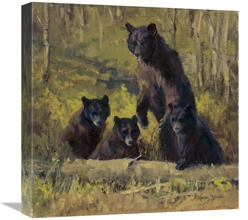 Global Gallery GCS-39810-1818-142 18 x 18 in. Twin Mountain Triplets A