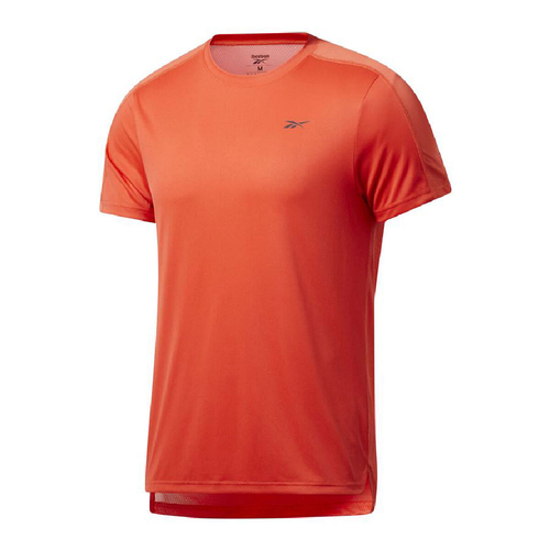 Men’s Short Sleeve T-Shirt Reebok Workout Ready Tech Orange