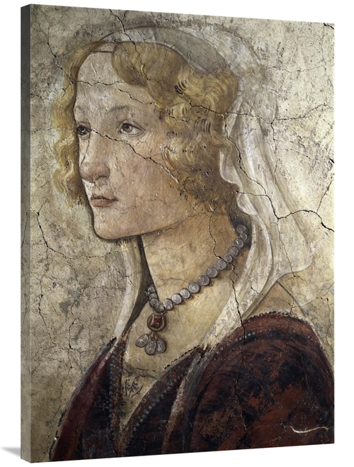 Global Gallery GCS-276814-40-142 40 in. Young Woman Receives Gifts Fro