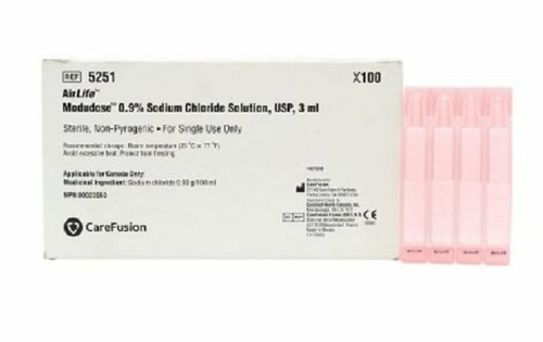 Respiratory Therapy Solution. Pack of 1000 Inhalation Solution