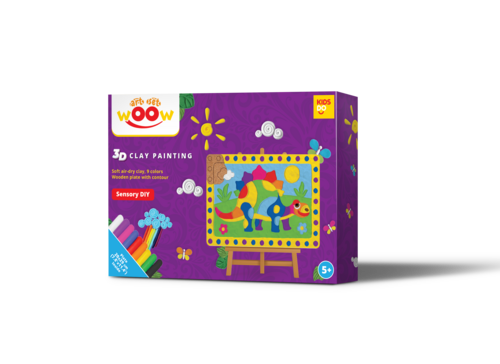 3D Clay Painting. DINOSAUR