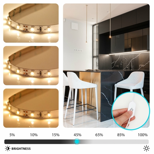 Ultra-bright 120 LED Strip Light for Home Workbench and DIY Decoration