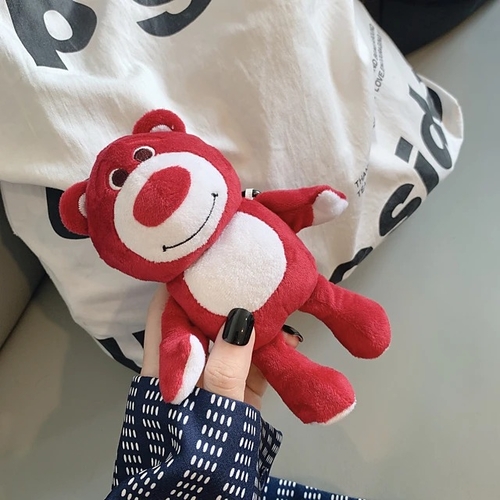 Case for AirPods1/2 lovely Strawberry bear Bluetooth earphone