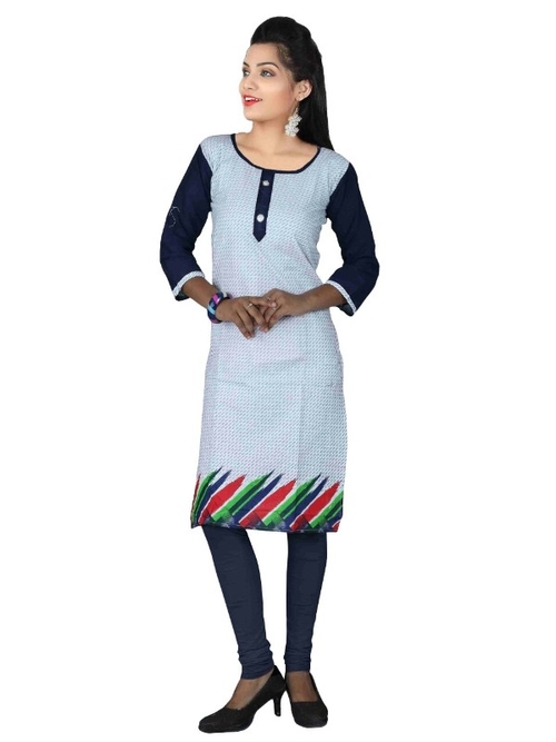 Cotton Printed Casual Women’s Kurti