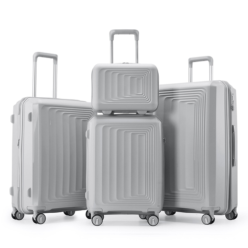 Luggage 4 Piece Sets(14/20/24/28), Hard Shell Lightweight TSA Lock