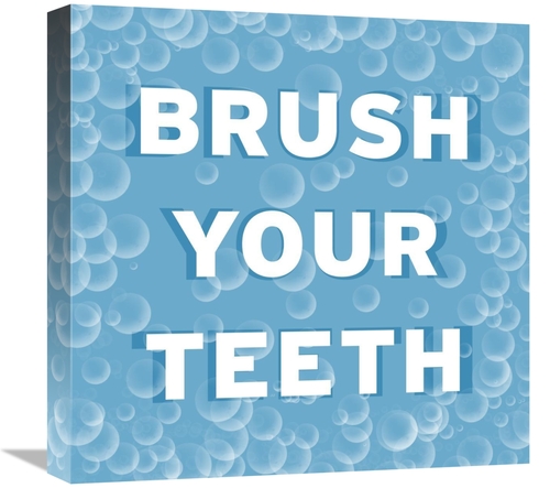 Global Gallery GCS-453842-1818-142 18 x 18 in. Bathroom Signs - Bubble