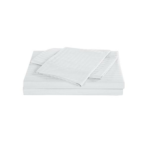 Kensington King 1200 Tc Egyptian Cotton Sheet Set Stripe White