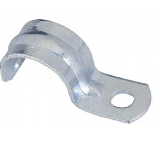 Sigma Electric 1901 EMT One Hole Strap  Gray - 0.5 in. - 100 Piece