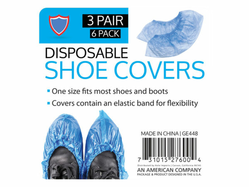 Kole Imports GE448-24 Shoe Cover - Pack of 6 - Case of 24