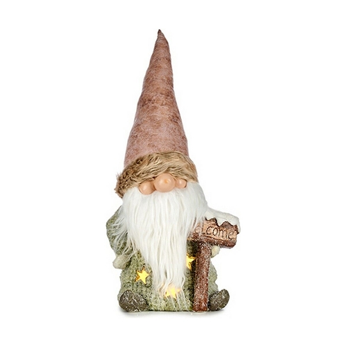 Decorative Figure Light Goblin 21 x 58 x 27 cm Pink Brown White Green