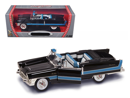 1955 Packard Caribbean Convertible Black 1/18 Diecast Model Car by