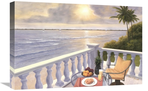 Global Gallery GCS-398719-1624-142 16 x 24 in. Breakfast on the Verand