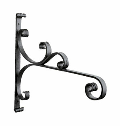 Achla B-28 Purpose Bracket Garden Hook - Black Powdercoated