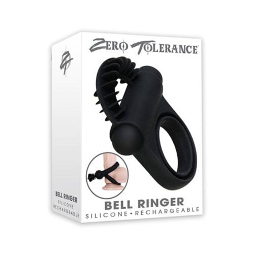 Zero Tolerance Bell Ringer Rechargeable Vibrating Flicking Silicone