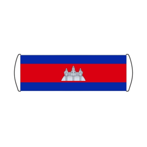 Bannière de défilement Drapeau du Cambodge