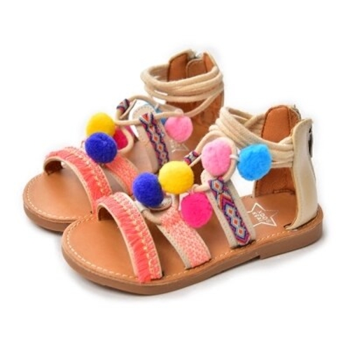 Kid Girls Roman sandals 2019 Summer National wind